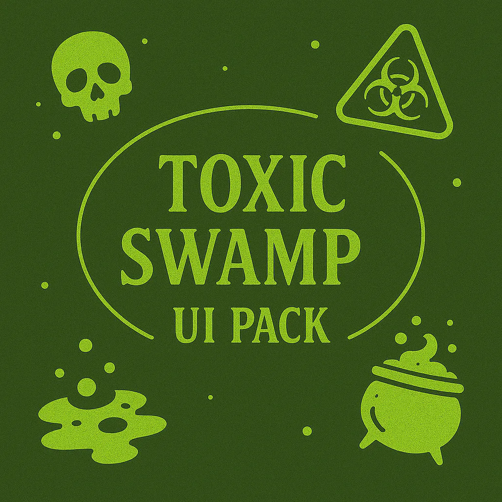Toxic Swamp UI Pack product preview